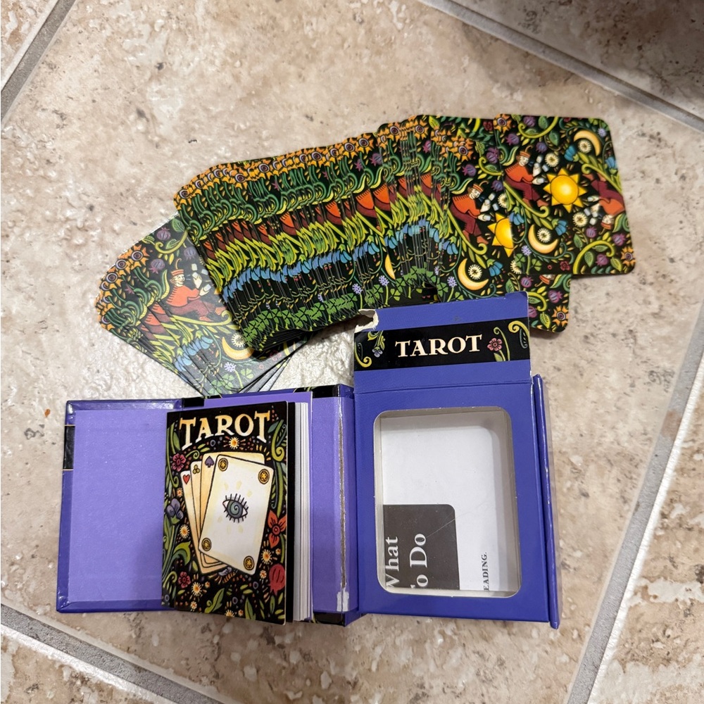 Mini Tarot Card Deck Complete Kit w/ Guidebook – Running Press Mega Mini Kit Set
